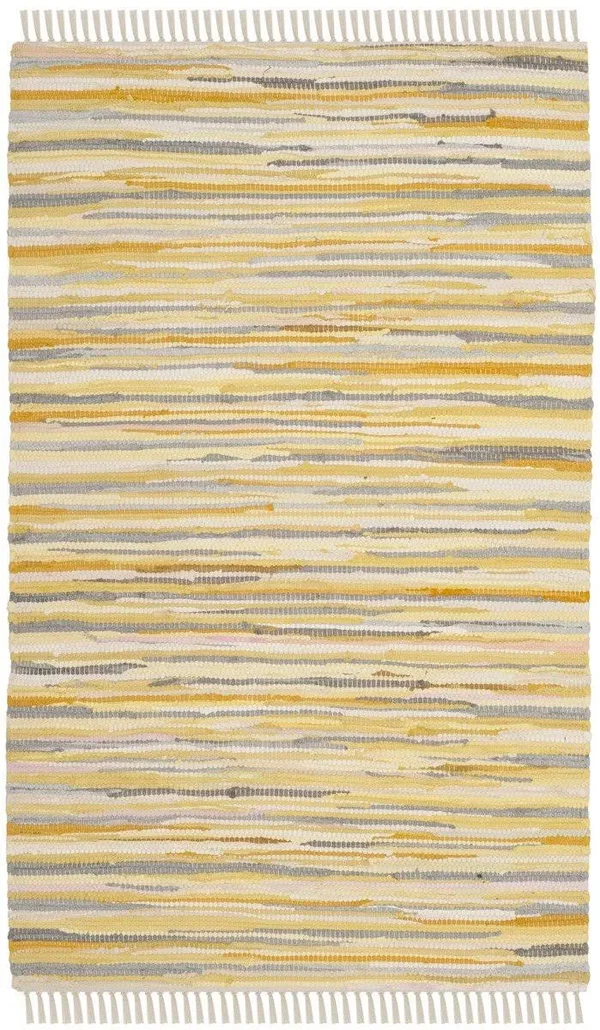 Safavieh Rag Rug Gold/Multi 8 ft. x 10 ft. Area Rug