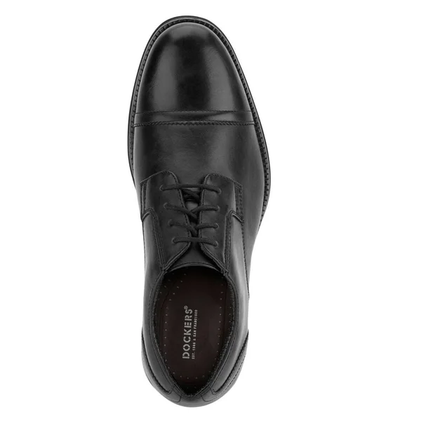 Dockers Mens Garfield Dress Cap Toe Oxford Shoe Black