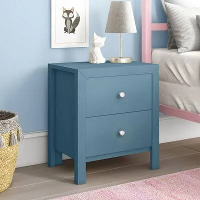 Arzhin 2 - Drawer Nightstand Latitude Run Color: Teal