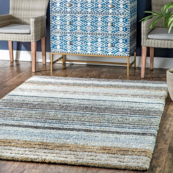 nuLOOM Drey Ombre Shag Area Rug - Size: 8& x 10&