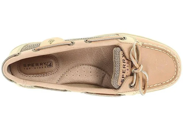 Sperry Top-Sider Women's Angelfish Boat Shoe - Size 7.5, Linen Oat