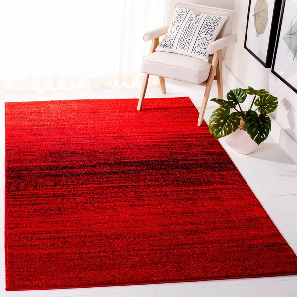 Safavieh Adirondack Rug Collection ADR142Q - Red, Black - 4& x 6&