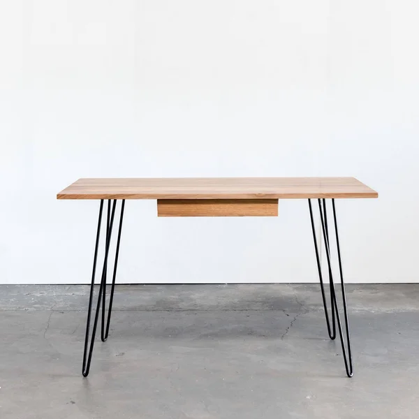 Gingko Metro Desk, Natural Walnut