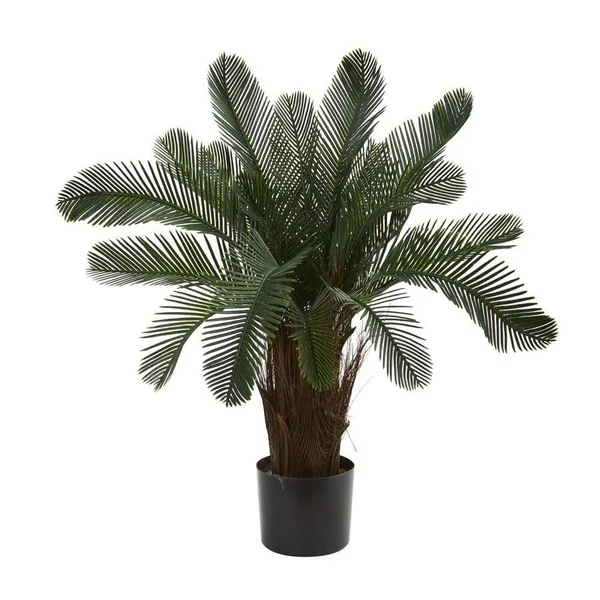 Nearly Natural 2 ft. Cycas Artificial Tree, UV Resistant (Indoor/Outdoor)