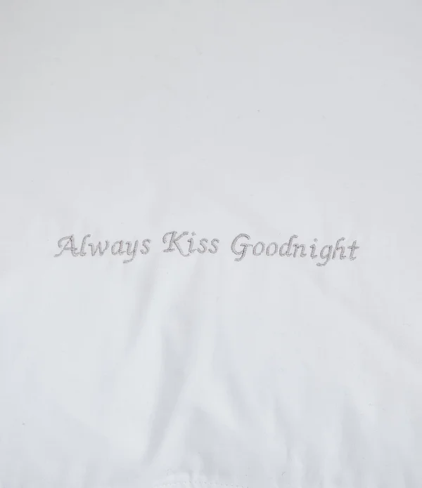 The Pillow Bar Breakfast in Bed Down Alternative Kiss Goodnight Medium Side Sleeper Pillow