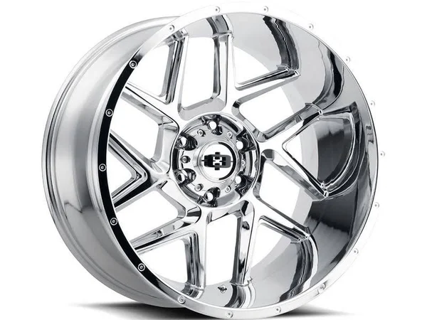 2009 Chevy Tahoe Vision Chrome Sliver Wheels