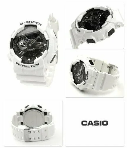 Casio Men's G-Shock GA110GW-7A White Resin Quartz Sport Watch