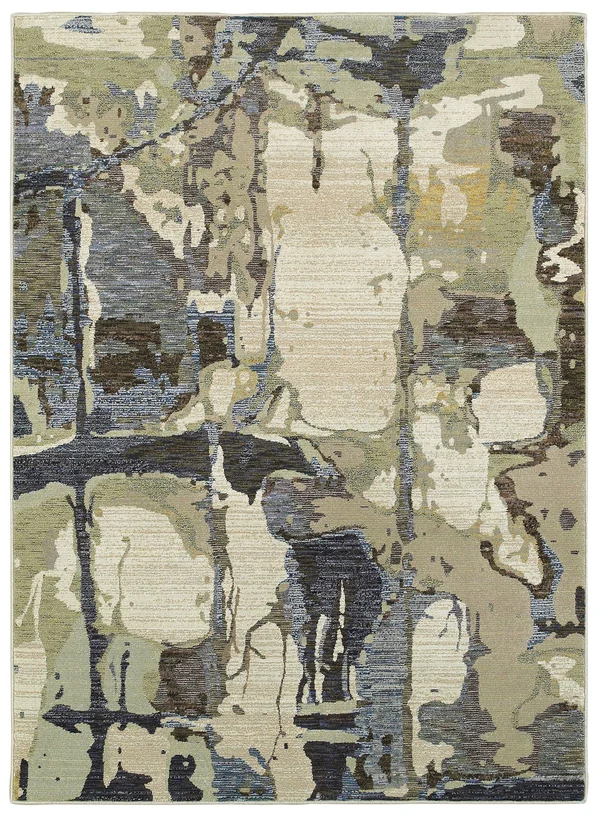 Oriental Weavers Evolution 8027A 6&7x22 x 9&6x22 Blue Area Rug