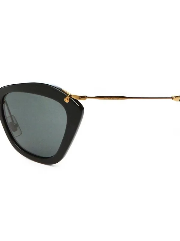 Miu Miu Sunglasses 10NS 1AB1A1 Black Grey