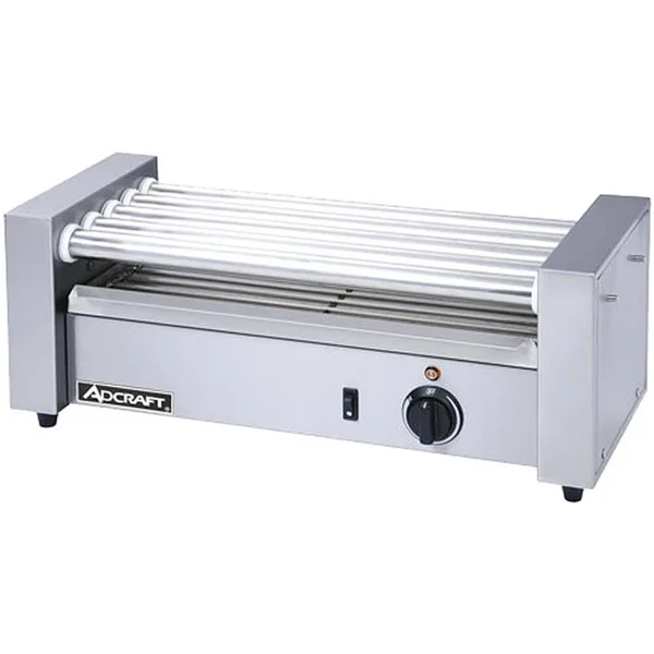 Adcraft, RG-05 - 12 Hot Dog Roller Grill, Steel