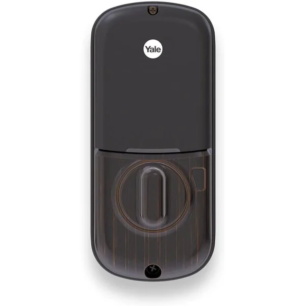 Yale Real Living YRD256 Assure Lock SL - Door lock - combination, electronic - smart lock - touch keypad - Z-Wave - satin nickel