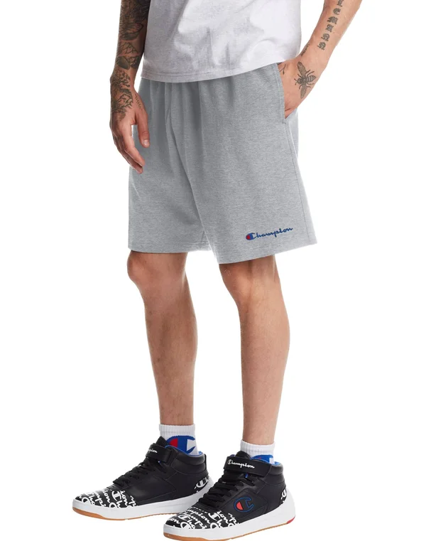 Men's Champion Life Heavyweight Jersey Shorts Oxford Grey Xs