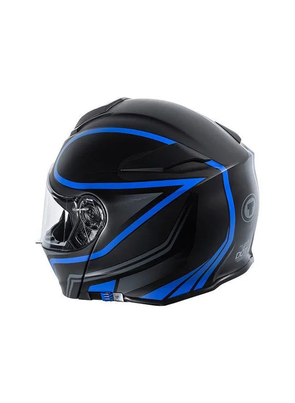 Torc T-28 Vapor Full Face Modular Motorcycle Helmet Vapor Hi-Viz Yellow, S