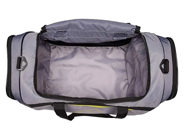 Adidas Defender Iii Medium Duffel, Grey/Dark Blue/Shock Yellow/Black, One Size