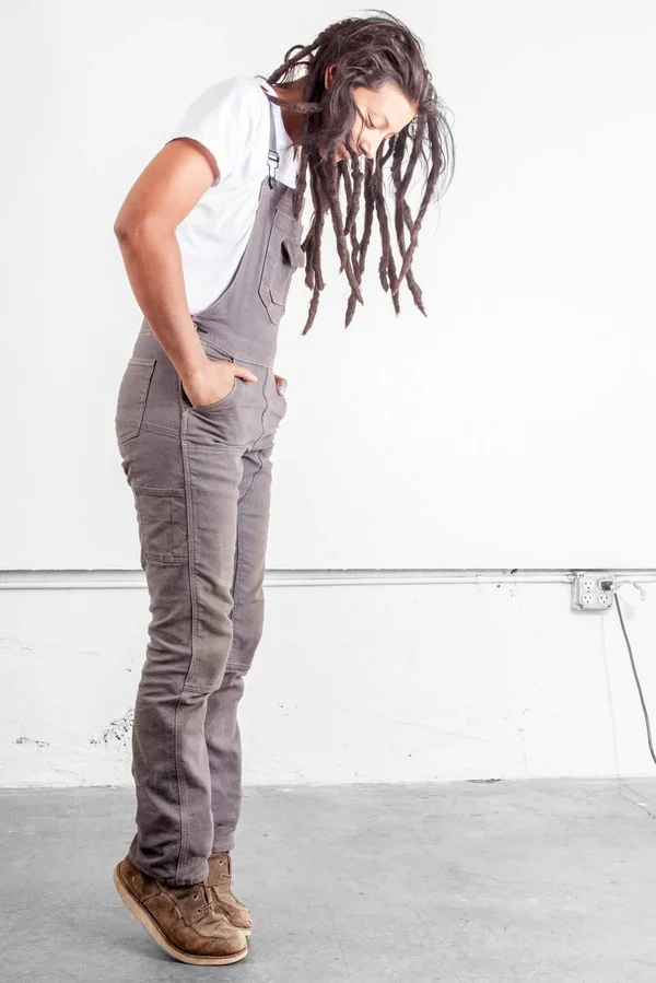 Dovetail - Freshley Overall W - 8 - 28 - Dark Grey Canvas