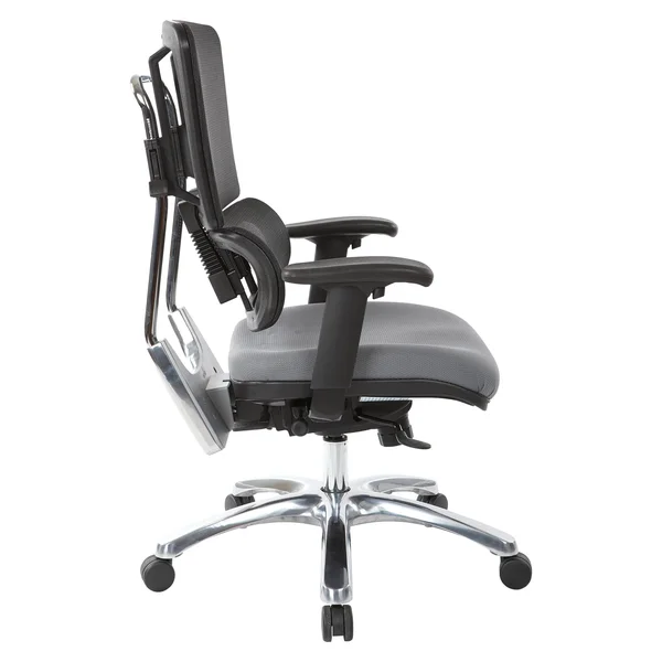 Vertical Black Mesh Back Chair