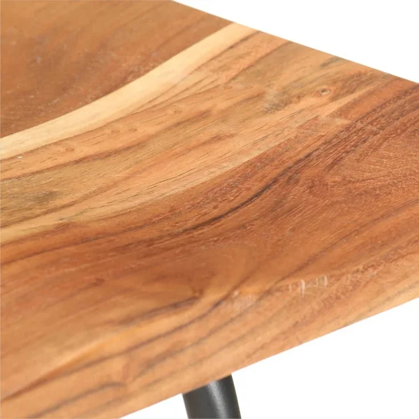 vidaXL Bar Stools 4 Pcs Solid Acacia Wood