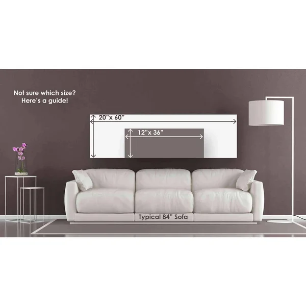 Mirrored Sky by Silvia Vassileva - Canvas Wall Art 60x20