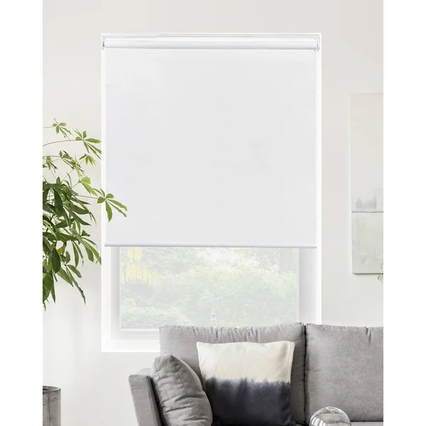 Chicology RSBW3272 32 x 72 in. Snap-N-Glide Cordless Room Darkening Roller Shades - Byssus White