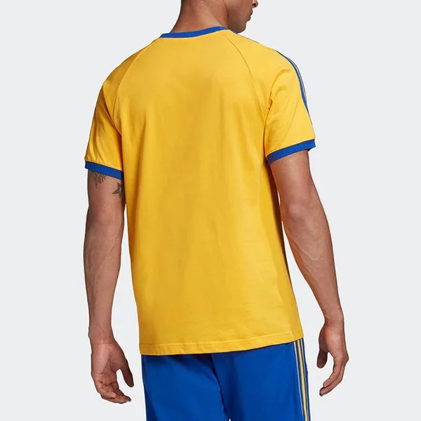 Adidas Originals 3 Stripes T-Shirt - Gold, GE6233-3 Color: Gold, Siz