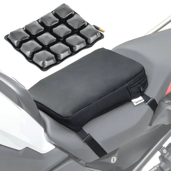Motorcycle Air Cushion Harley Heritage Softail Classic, 114 Seat Pad Tourtecs Air S Black