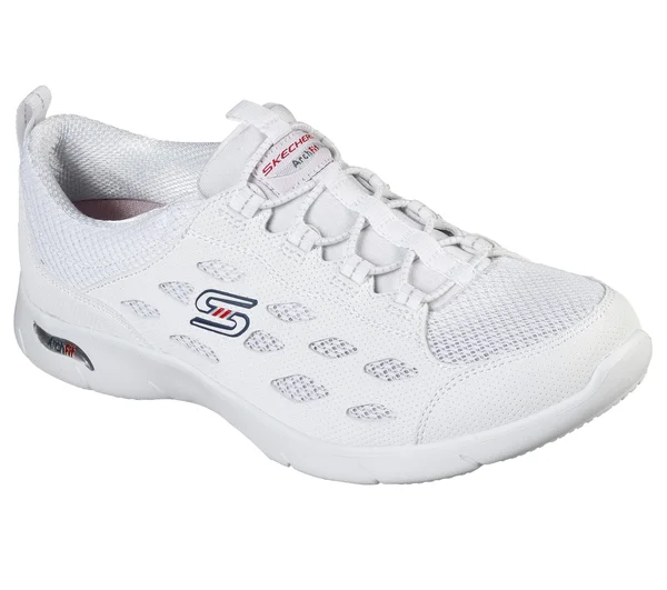 Skechers Arch Fit Refine White - Navy - Size 7.0