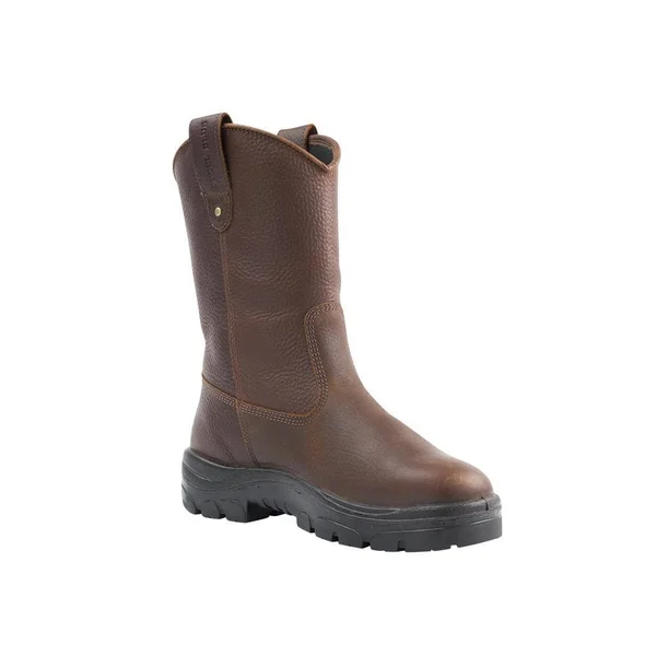 Steel Blue Heeler Met Waterproof Bump 10x22 Work Boots, TPU, Steel Toe, Wellington