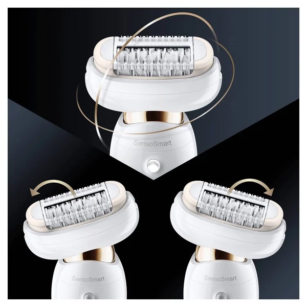 Braun Epilator Silk-閜il 9 9-020 with Flexible Head - Facial Hair Removal for Women, Shaver & Trimmer, Cordless, Rechargeable