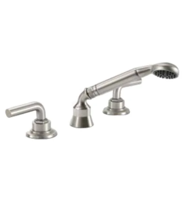 California Faucets Descanso TO-30.15S.18-SB Handshower & Diverter Trim for Roman Tub - Satin Brass