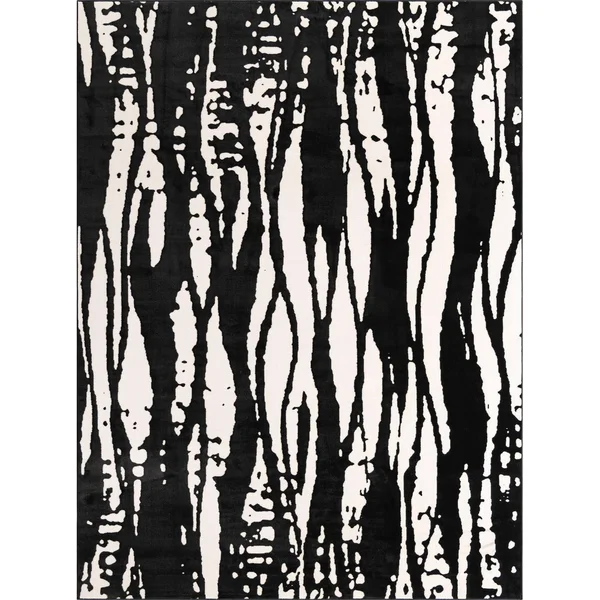 Vince Camuto Roma Modern Abstract Area Rug - Teal - 2& 0 x 8& 8 Runner