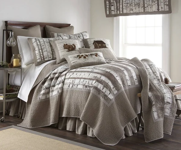 Donna Sharp Birch Forest Quilt, Size: King