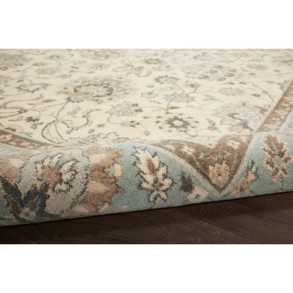 Nourison Living Treasures LI16 2&6x22 x 4&3x22 Grey, Ivory Area Rug