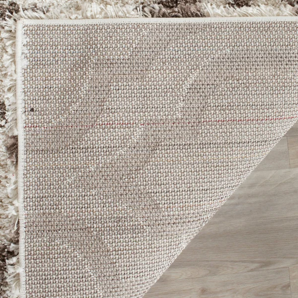 Safavieh Hudson Shag Pala Moroccan 2-Inch Thick Rug Grey/Ivory 10& x 14& 10& x 14& Indoor Living Room, Bedroom, Dining Room Rect