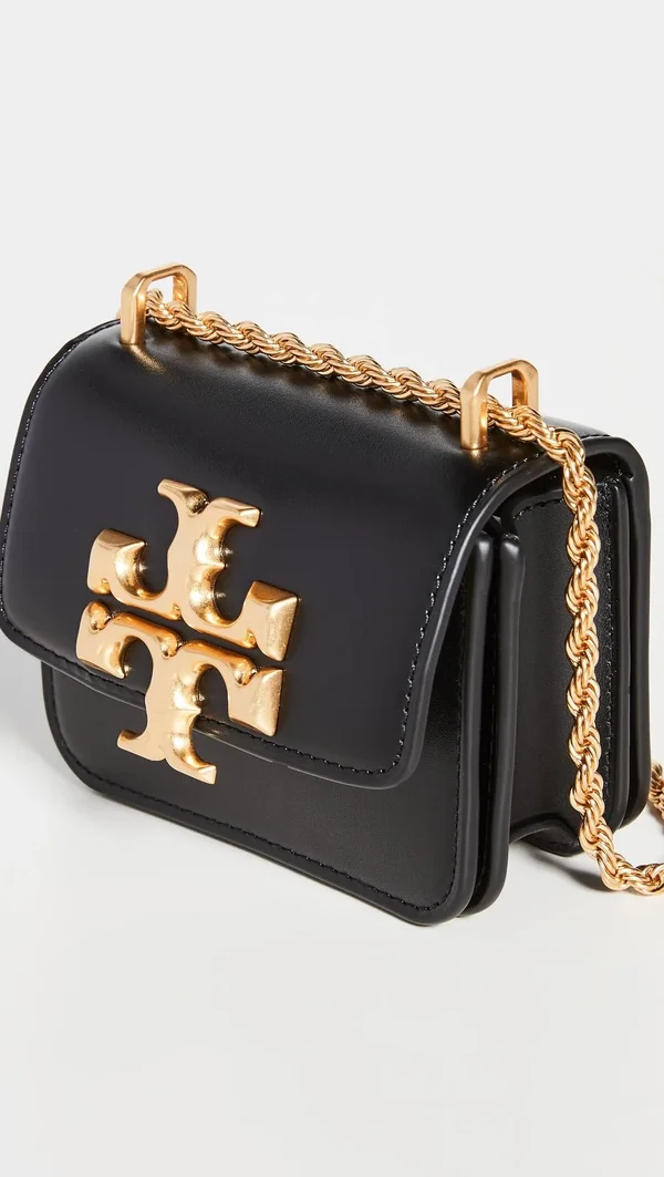 Tory Burch Eleanor Mini Crossbody Bag - Black, Women's