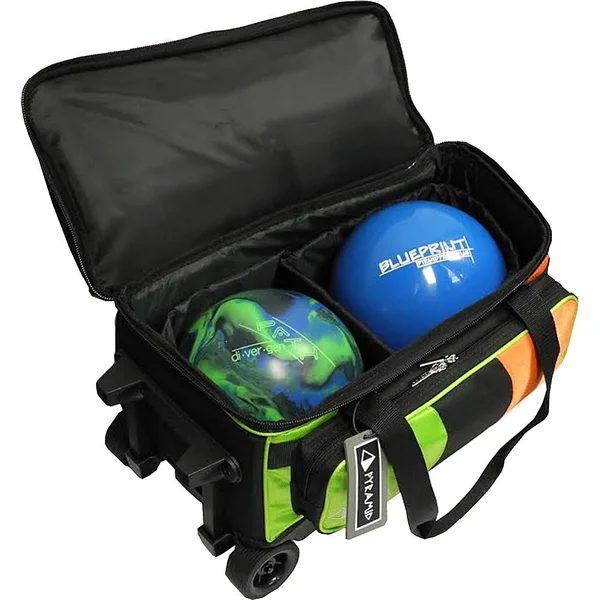 Pyramid Path Deluxe Double Roller Bowling Bag