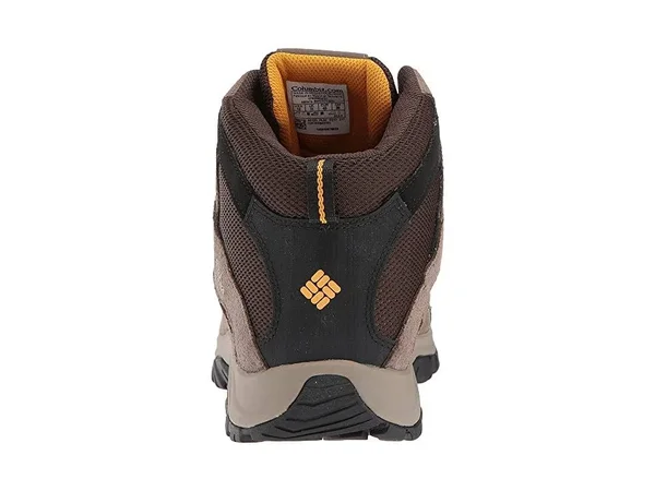 Columbia Crestwood Mid Men's Waterproof Hiking Boots, 10 Wide, Cordovan