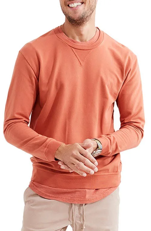 Goodlife Micro Terry Crewneck Sweatshirt, Clay