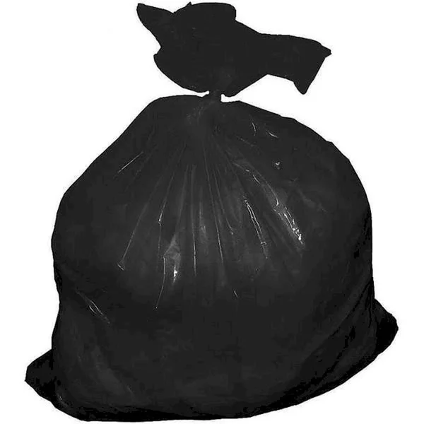 Tough Guy 52WX87 Trash Bag - 45 gal., Black, PK75