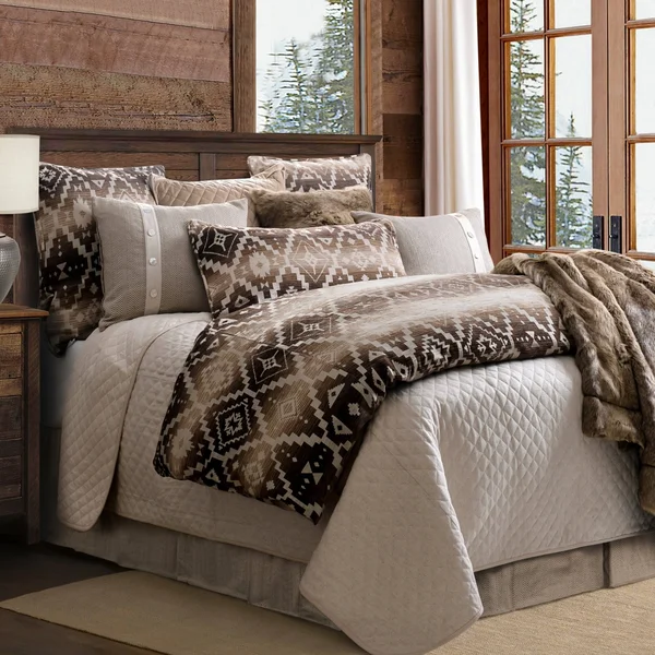 HiEnd Accents Chalet Aztec Comforter Set Twin