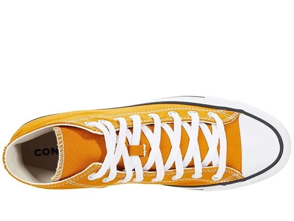 Women's Converse Chuck Taylor All Star High-Top Sneaker - Saffron Yellow - Size Womens 11 - Mens 9