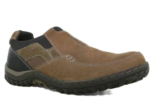 Men's Nunn Bush Quest Moc Toe Slip On - Size: 14, Brown