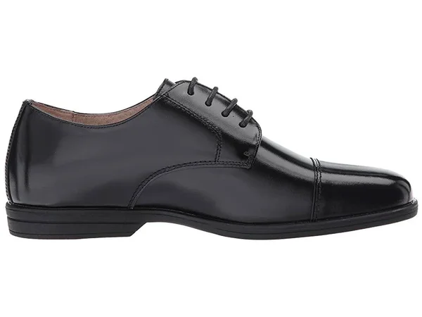 Florsheim Boys Reveal Cap Toe Jr Oxfords, Boy's, Size: 1.5, Black