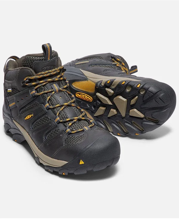 Keen Utility Men's Lansing Mid Steel Toe Waterproof Work Boot