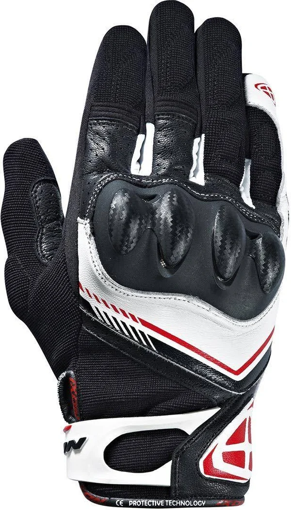 Ixon RS Drift Gloves Black White Red Size XXL