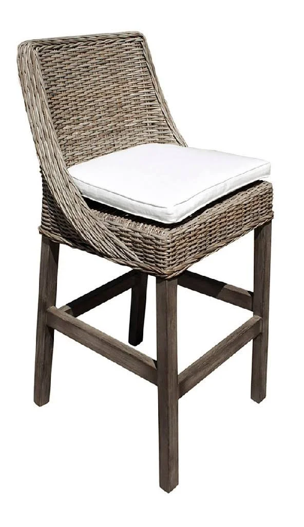 Panama Jack Exuma Barstool with Cushion - Boca Grande