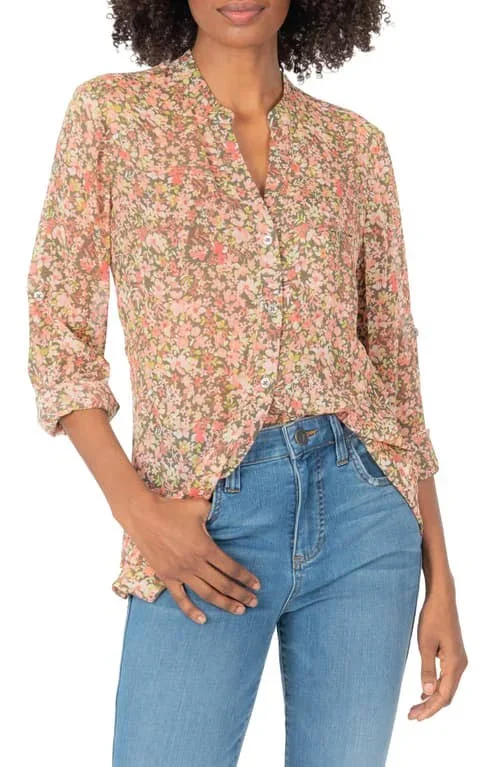 Women's Kut from The Kloth Jasmine Top, Size Small - Green