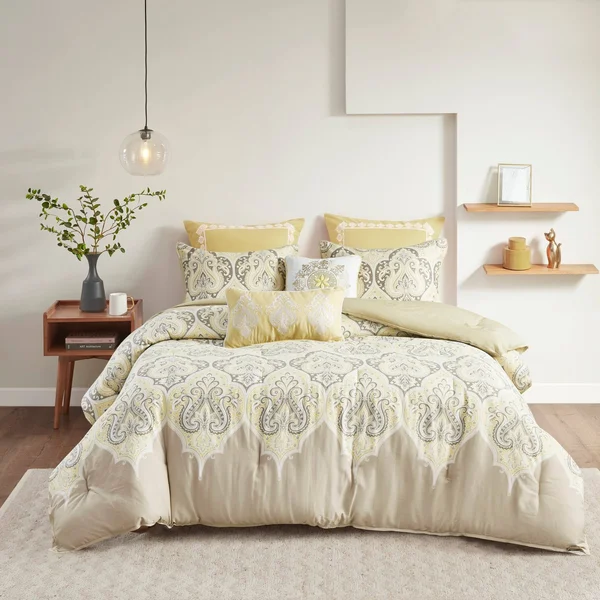 The Curated Nomad Largo Cotton 7-Piece Comforter Set - Full - Queen