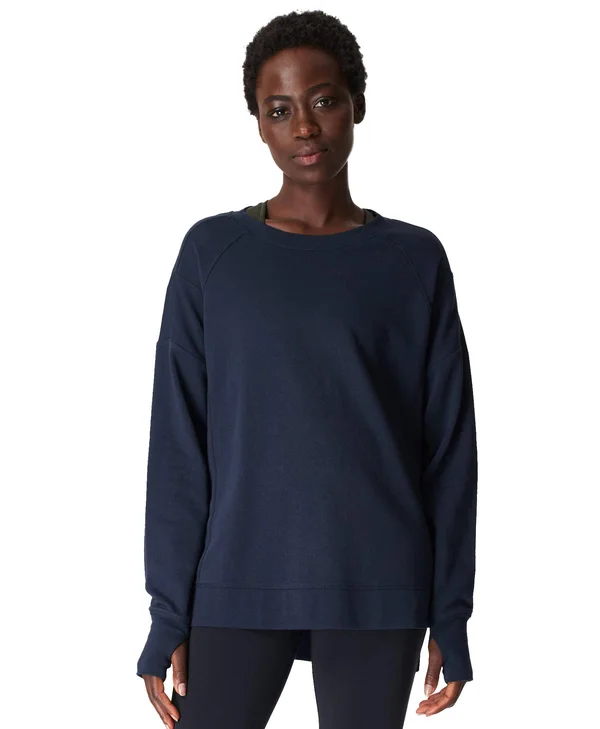 Sweaty Betty After Class Sweatshirt - Blue, Women's XXL
