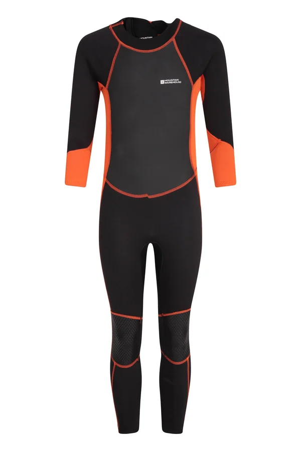 Mountain Warehouse Kids Full Wetsuit - Orange, Size 9-10