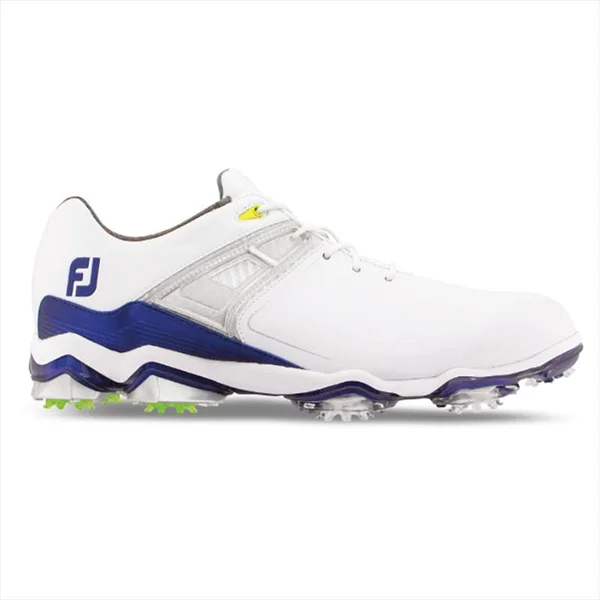 FootJoy Men's Tour x Golf Shoes Size 10.5, White/Navy/Lime